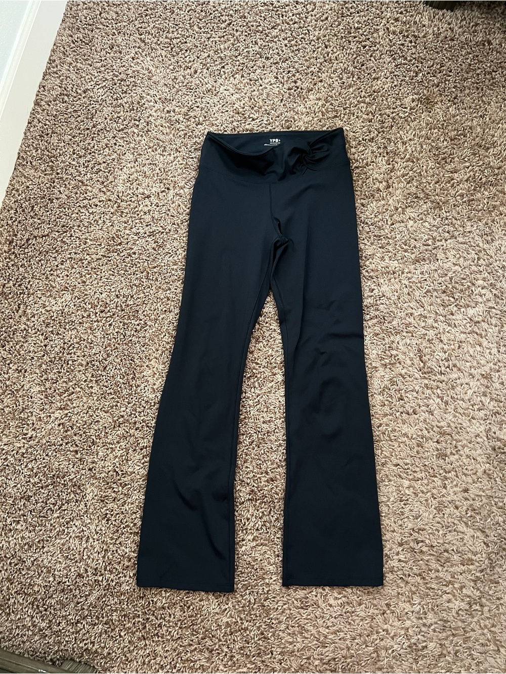 abercrombie kids Black Flare Leggings